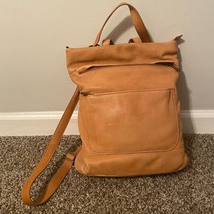 Leather convertible leather Aspen backpack
